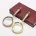 Handheld Magnifying Glass 10 Times Full Metal Gold Bronze Old Man Reading HD Optical Glass Magnifying Glass Length 18.5cm Good Times - Buy Online on GoSupps.com
