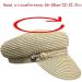 Meyaus Women Straw Woven Visor Sun Hat - Beige | Summer Newsboy Cap Cabbie Painter Hat - Buy Online on GoSupps.com