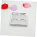 Gogogmee 2pcs 4 Lipstick Case Eyeshadow Containers Empty Eyeshadow Tins Empty Aluminum Tin Jars White - Buy Online on GoSupps.com