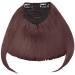 SEGO Clip in Pony Hairpiece Extensions - Realistic Dark Golden Brown Fringe Bangs for Effortless Style - Buy Online on GoSupps.com