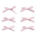 YANIYA 6pcs Sweet Hair Clip Harajuku Ribbon Bowknot Duckbill Hair Clip For Ponytail Hairpins For Teens Children Hair Pins