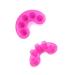 Iceyli 2PCS Nail Art Tips Hand Soak Bowl Tray - Manicure Treatment Remover Tool for Softening Dead Skin - Pink - Buy Online on GoSupps.com