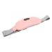 Portable Heating Pad Electric Waist Belt Device USB Vibration Hot Compress Acupressure Massage Uterine Heating Belt Pink