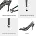 High Heel Replacement Kit | Black Taps Caps Repair Set | U-Shape Dowels, Nail Pins | 20 Pairs | 2.4mm 3.0mm | Sizes 8*8mm - 12*12mm - Buy Online on GoSupps.com