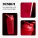 Shakenext 700ml Protein Shaker Bottle with Mixing Ball | Fitness Blender Discounted Leak-Proof Lid Dishwasher-Safe - Red - Buy Online on GoSupps.com