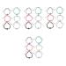 DOITOOL 24 pcs Stretch Handmade Sickness Wrist Chain Motion Airplane Nausea Assorted Glass Travel Decor Bead Knitting Beaded Bracelet Gemstone Crystal Delicate Girl for Adjustable Women Assorted Colorx4pcs 18X1.4CMx4pcs