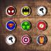 24 PRECUT Superhero Cupcake Toppers Spiderman Cake Decorations Spiderman Cake Topper Edible Superhero Party Decorations Comic Book Edible Cake Topper Avengers Cupcake Toppers - Buy Online on GoSupps.com