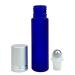 Beauticom Glass 10ml Roller Bottles with Metal Cap - Essential Oil Aromatherapy & Perfume | Frosted Blue (12 Pack - Buy Online on GoSupps.com