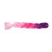 Minkissy Long Jumbo Braids - High Temperature Gradient Synthetic Box Braid Wig with Ponytail (Purple Red Light Pink) - International Shipping Available - Buy Online on GoSupps.com