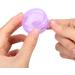 Portable Opret Tablet Box - Compact Pill Organizer for Vitamins & Fish Oil (3 Compartment Blue/Purple/Pink) - Buy Online on GoSupps.com