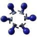 Suction ball electrode adult multifunctional with silver chloride base electrode blue ECG suction ball