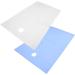 Ververt Touch Treatment Tablecloth - Breathable Oil-Resistant Beauty Salon Bed Linen | Waterproof Massage Cover with Face Hole | Perfect for Wellness Studios - White-Blue - Buy Online on GoSupps.com