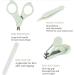 4 in 1 Baby Manicure Kit - Nail Care Set with Clippers, Scissor, File & Tweezer for Baby Boy and Girl (Green) - Buy Online on GoSupps.com