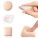 Ucunjia 3er-Pack MakeUp sponges powder-quaste damp and dry cotton puffs triangle circle and square with make-up stripes