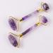 Gua Sha Facial Tool Amethyst Sawtooth Face Roller & Silicone Caps Gua Sha Care Tool Sets Natural Stone Quartz Massager-guasha tool - Buy Online on GoSupps.com