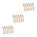 SKISUNO 18 Pcs Eyeliner Empty Tube Accesories oil Lash Empty Mascara Bottle DIY Tubes Wand Golden Abs