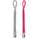 Onwon 2 Pieces Pacifier Clips for Infant Boys and Girls Universal Pacifier Holder Soothie Leash by Hand-Made Braided for All Pacifiers Teething Drool Bibs (Color B)