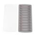Zerodeko 1pc 10 Silicone Ice Trays Silicone Molds Ice Cube Reusable Silicone Square Mold Ice Maker Tool Bar 24.5X11.5CM Grey