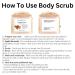 Geranium + Pecan Body & Foot Scrub 10 oz - a refreshing exfoliating experience leaving your skin feeling smooth soft and revitalized - The best stocking stuffer. - Buy Online on GoSupps.com