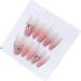 Handmade Long and Short Nail Patches for Artificial Nail Enhancement(Color:19560 Size:L)