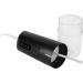 Black USB Rechargeable Oral Irrigator with 360 Rotating Nozzle - Deep Teeth Cleaning for a Refreshing Bathroom Experience - Buy Online on GoSupps.com