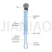 JIANIAO Silicone Pacifier Clip - One-Piece Beaded Design, 100% Silicone Strap Keeps Pacifiers, Teethers, and Toys Secure - Buy Online on GoSupps.com