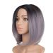 BGHJUE 14 Inch Black Bob Wig - Short Straight Synthetic Hair for Women - Buy Online on GoSupps.com