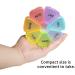 7 Day Large Weekly Pill Organizer - Colorful Pill Box for Vitamins & Supplements - Buy Online on GoSupps.com