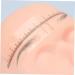 FOMIYES 50pcs Eyebrow Positioning Ruler Tools Eyebrow Makeup Stencil Brow Template Eyebrow Trimming Sticker 18.00X3.80X0.10CM Yellow - Buy Online on GoSupps.com