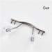 Mayabi Metal Replacement Nose Bridge Set - 5 Pieces Stainless Steel Glasses Bridge for Borderless Frames with Nasal Cushion - Gun Color - Buy Online on GoSupps.com
