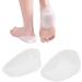 2 Pair Gel Silicone Heel Cups - Heavy Duty Gel Inserts for Achilles Tendonitis & Bone Spurs Relief - Cushioned Heel Lifts for Men & Women - Shock Absorption Support - Buy Online on GoSupps.com