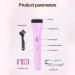 Heated Eyelash Curler Electric Lash Curler USB Rechargeable Eyelash Curler with 3 Temperature Settings Color Changing Silicone Pad 10s Quick Heat and Long-Lasting (Purple) - Buy Online on GoSupps.com