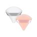 Premium Powder Puff Set Of 2 Makeup Sponge Triangle Powder Puff Is Soft On Your Skin Powder Puff Face Triangle Sleek Design And Finger Strap Makes Applying Makeup Quick & Easy White & Nude