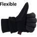 Winter Gloves -30F Coldproof Thermal Water Resistant Deerskin Suede Leather and Insulated Polar Fleece - Warm Men's & Women's Gifts for Driving, Cycling, Running, Hiking, Snow Ski - Black Medium (Men), Large (Women) - Buy Online on GoSupps.com
