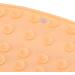 Foot Scrubber & Massage Shower Mat - Soft Orange Foldable with Suction Cups - International Shipping Available - Buy Online on GoSupps.com