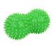 Kelepu massage ball 1 piece PVC-erdnuss-sting-massage ball Beautable back-foot massage ball for fitness muscle massage at home green