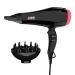 JINRI Professional 1875W AC Motor Negative Ionic Hair Dryer with 2 Speed and 3 Heat Settings Cool Shut Button Powerful Lightweight Blow Dryer JR-052I (Black(Multi))