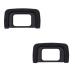 2 Pack JJC Eyecup Eyepiece Eye Cup Viewfinder for Nikon D3400 D3500 D3200 D5100 D5200 D5300 D5500 D5600 D5000 D3300 D3100 D3000,Replaces Nikon DK-25 Eyecup Eyepiece