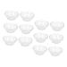 IMIKEYA 12Pi ces Bols Verre Transparent pour Facial pour Salon de Beaut et DIY