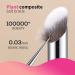 2-Pack Under Eye & Nose Contour Brushes for Dark Circles & Puffiness - Ideal for Liquid Foundation & Cream - Natural Light - Perfect for Mature Skin - Buy Online on GoSupps.com