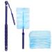piuryue 30 Pieces Duster Refills with 2 Long Handle Disposable Duster Refills Compatible for Easy to Use