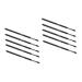 NOLITOY 10 Pcs Makeup Brush Eyebrow Brush Creative Brush Practical Eyeliner Brush Multi-purpose Brush Girl 16x0.7cmx2pcs Blackx2pcs