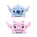 Simba Disney Official Stitch and Angel Reversible Plush toy for kids Stitch Blue pink