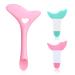 Eyeliner Stencils Aid 3 in 1 Silicone Eyeliner Tool Eyeliner Applicator Tool for Eyelash Lipstick Eyeliner (Pink)