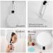 15x Magnifying Handheld Mirror - Double Sided Travel Folding Makeup Mirror - Buy Online on GoSupps.com