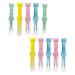Healeved 10pcs Booger Clip Hairbrush Cleaner Nursing Ear Cleaning Tools Round Nose Tweezers Nose Booger Tweezers Baby Safe Nasal Booger Baby Booger Tweezer Nose Cleaning Tweezers Comb