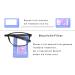 Mcoorn Reading Glasses 2 Pack - Lightweight Flexible Anti-Blue & Anti-Reflective for Men & Women with Case - 1.75x Magnification - Buy Online on GoSupps.com