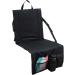 Stadium Seat Cushion | Thick Stadium Seat with Back Support and 4 Pockets Lightweight Waterproof Back Support Picnic Bleacher Seats for Outdoor Black - Buy Online on GoSupps.com