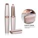 Buy Rechargeable Eyebrow Trimmer for Women - Painless Facial Hair Remover Portable Razor with Extra Brushes (Rose Gold) - International Shipping - Buy Online on GoSupps.com