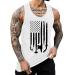 UMIYI Mens Tank Top Beach Funny, Sports Sleeveless Tee Cool Workout Tanks Men Athletic Tanks Top Undershirts Z22-white X-Large